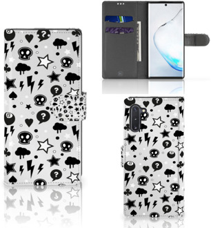 B2Ctelecom Samsung Galaxy Note 10 Telefoonhoesje met Naam Zilver Punk