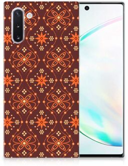 B2Ctelecom Samsung Galaxy Note 10 TPU bumper Batik Brown