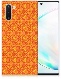 B2Ctelecom Samsung Galaxy Note 10 TPU bumper Batik Orange