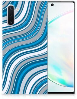 B2Ctelecom Samsung Galaxy Note 10 TPU bumper Waves Blue