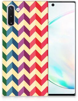 B2Ctelecom Samsung Galaxy Note 10 TPU bumper Zigzag Color