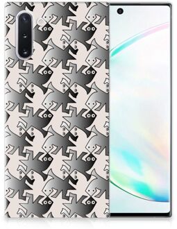 B2Ctelecom Samsung Galaxy Note 10 TPU Hoesje Salamander Grey