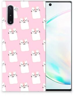 B2Ctelecom Samsung Galaxy Note 10 TPU Hoesje Sleeping Cats