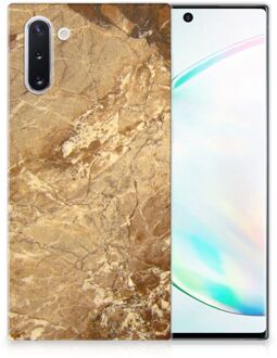 B2Ctelecom Samsung Galaxy Note 10 TPU Siliconen Hoesje Marmer Beige