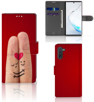 B2Ctelecom Samsung Galaxy Note 10 Wallet Case met Pasjes Liefde