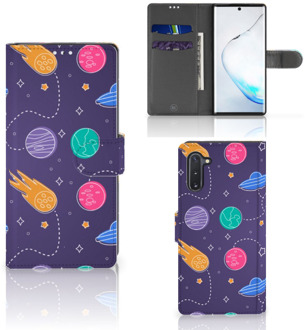 B2Ctelecom Samsung Galaxy Note 10 Wallet Case met Pasjes Space