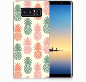 B2Ctelecom Samsung Galaxy Note 8 TPU Hoesje Design Ananas