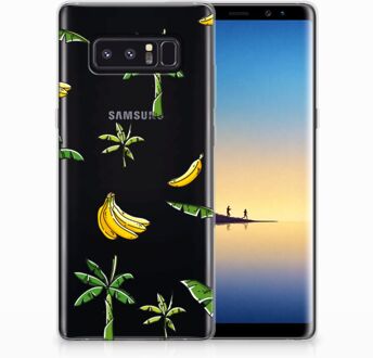 B2Ctelecom Samsung Galaxy Note 8 TPU Hoesje Design Banana Tree