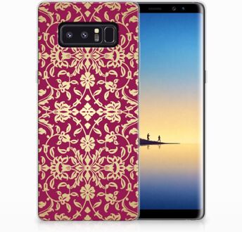 B2Ctelecom Samsung Galaxy Note 8 TPU Hoesje Design Barok Pink