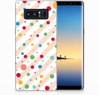 B2Ctelecom Samsung Galaxy Note 8 TPU Hoesje Design Dots