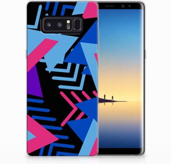 B2Ctelecom Samsung Galaxy Note 8 TPU Hoesje Design Funky Triangle