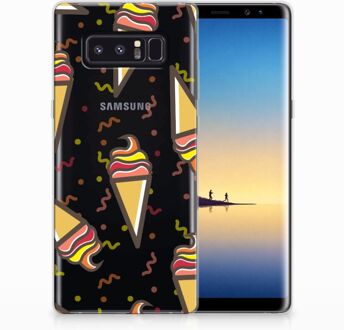 B2Ctelecom Samsung Galaxy Note 8 TPU Hoesje Design Icecream