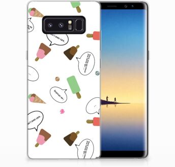 B2Ctelecom Samsung Galaxy Note 8 TPU Hoesje Design IJsjes