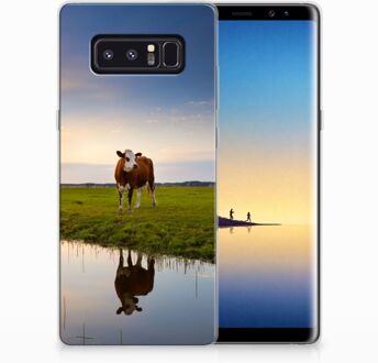 B2Ctelecom Samsung Galaxy Note 8 TPU Hoesje Design Koe