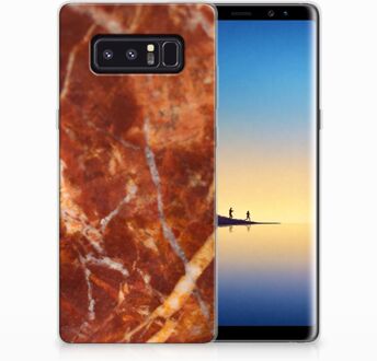 B2Ctelecom Samsung Galaxy Note 8 TPU Hoesje Design Marmer Bruin