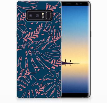 B2Ctelecom Samsung Galaxy Note 8 TPU Hoesje Design Palm Leaves