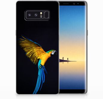 B2Ctelecom Samsung Galaxy Note 8 TPU Hoesje Design Papegaai