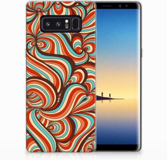 B2Ctelecom Samsung Galaxy Note 8 TPU Hoesje Design Retro