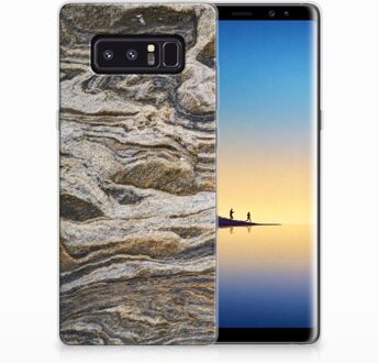 B2Ctelecom Samsung Galaxy Note 8 TPU Hoesje Design Steen