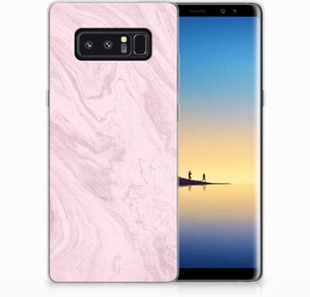 B2Ctelecom Samsung Galaxy Note 8 TPU Hoesje Marble Pink