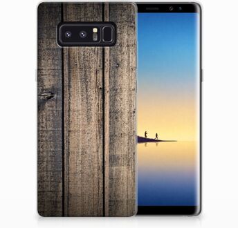 B2Ctelecom Samsung Galaxy Note 8 TPU Hoesje Steigerhout