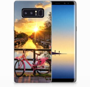 B2Ctelecom Samsung Galaxy Note 8 Uniek TPU Hoesje Amsterdamse Grachten