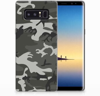 B2Ctelecom Samsung Galaxy Note 8 Uniek TPU Hoesje Army Light