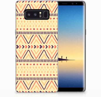 B2Ctelecom Samsung Galaxy Note 8 Uniek TPU Hoesje Aztec Yellow