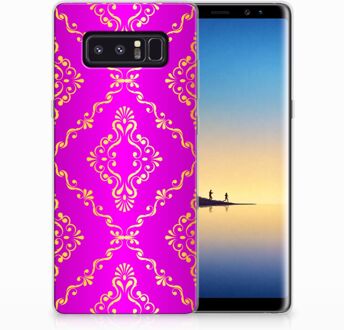 B2Ctelecom Samsung Galaxy Note 8 Uniek TPU Hoesje Barok Roze