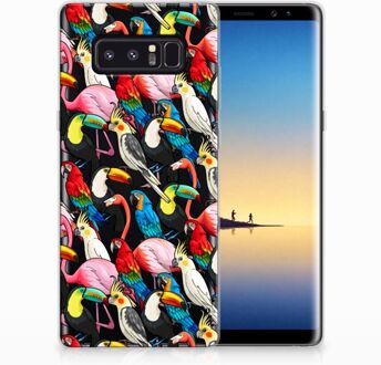 B2Ctelecom Samsung Galaxy Note 8 Uniek TPU Hoesje Birds