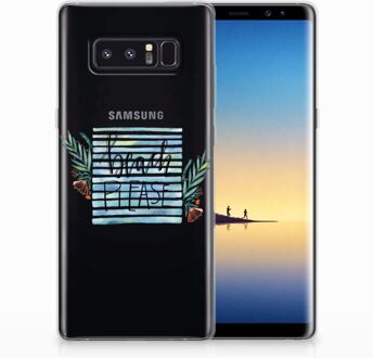 B2Ctelecom Samsung Galaxy Note 8 Uniek TPU Hoesje Boho Beach