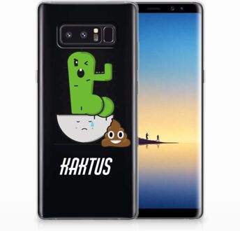 B2Ctelecom Samsung Galaxy Note 8 Uniek TPU Hoesje Cactus Poo