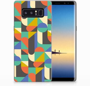 B2Ctelecom Samsung Galaxy Note 8 Uniek TPU Hoesje Funky Retro