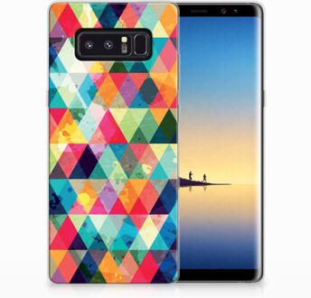 B2Ctelecom Samsung Galaxy Note 8 Uniek TPU Hoesje Geruit