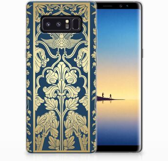 B2Ctelecom Samsung Galaxy Note 8 Uniek TPU Hoesje Golden Flowers