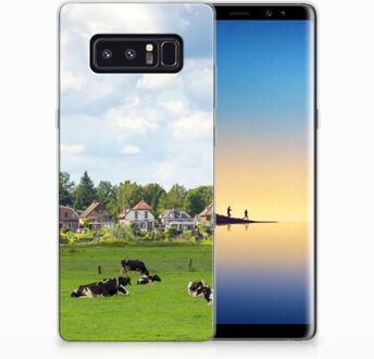 B2Ctelecom Samsung Galaxy Note 8 Uniek TPU Hoesje Koeien