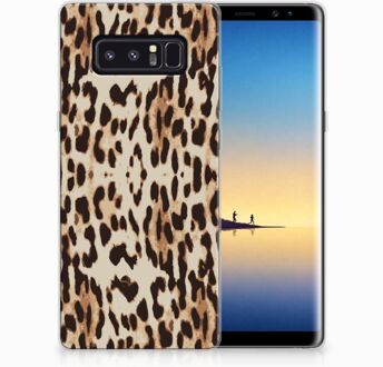 B2Ctelecom Samsung Galaxy Note 8 Uniek TPU Hoesje Leopard