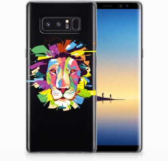 B2Ctelecom Samsung Galaxy Note 8 Uniek TPU Hoesje Lion Color