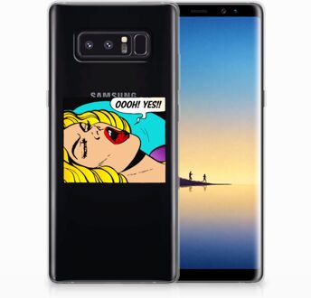 B2Ctelecom Samsung Galaxy Note 8 Uniek TPU Hoesje Popart Oh Yes