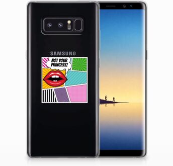 B2Ctelecom Samsung Galaxy Note 8 Uniek TPU Hoesje Popart Princess