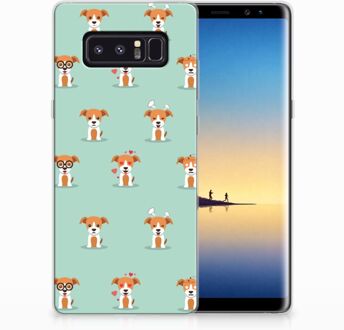 B2Ctelecom Samsung Galaxy Note 8 Uniek TPU Hoesje Pups