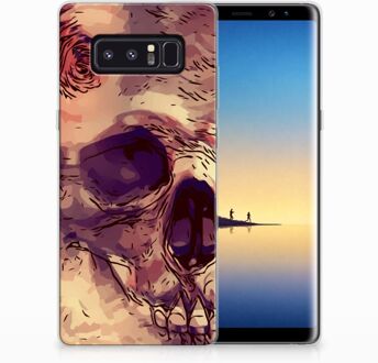 B2Ctelecom Samsung Galaxy Note 8 Uniek TPU Hoesje Skullhead