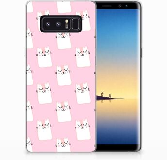 B2Ctelecom Samsung Galaxy Note 8 Uniek TPU Hoesje Sleeping Cats