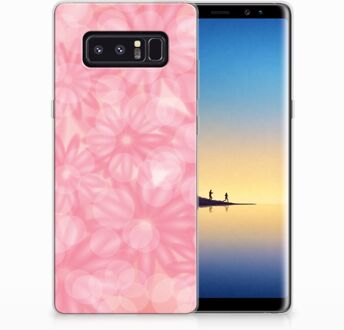 B2Ctelecom Samsung Galaxy Note 8 Uniek TPU Hoesje Spring Flowers