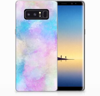 B2Ctelecom Samsung Galaxy Note 8 Uniek TPU Hoesje Watercolor Light