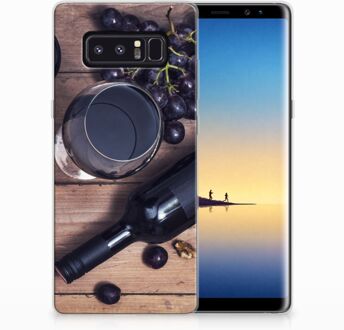 B2Ctelecom Samsung Galaxy Note 8 Uniek TPU Hoesje Wijn