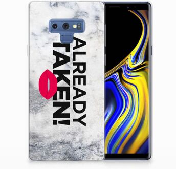 B2Ctelecom Samsung Galaxy Note 9 TPU Hoesje Design Already Taken White