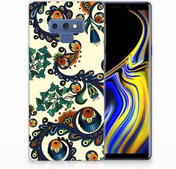 B2Ctelecom Samsung Galaxy Note 9 TPU Hoesje Design Barok Flower