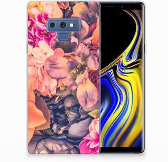 B2Ctelecom Samsung Galaxy Note 9 TPU Hoesje Design Bosje Bloemen