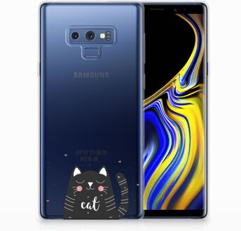 B2Ctelecom Samsung Galaxy Note 9 TPU Hoesje Design Cat Good Day